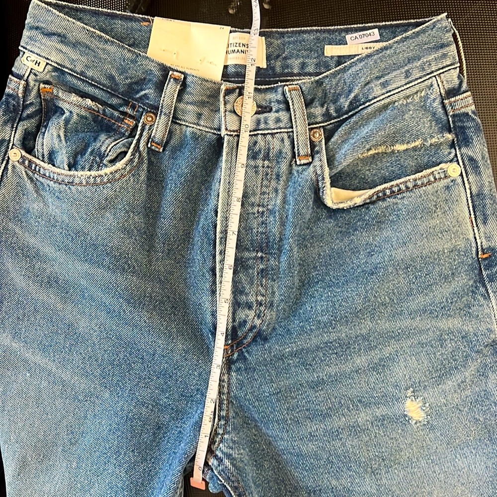 SOLD- CITIZENS OF HUMANITY Libby Flare High Waisted Bootcut Jeans In Big Sky - Picture 10 of 12